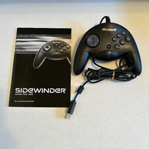 Microsoft SideWinder Gamepad USB Retro Gaming Controller with Manual